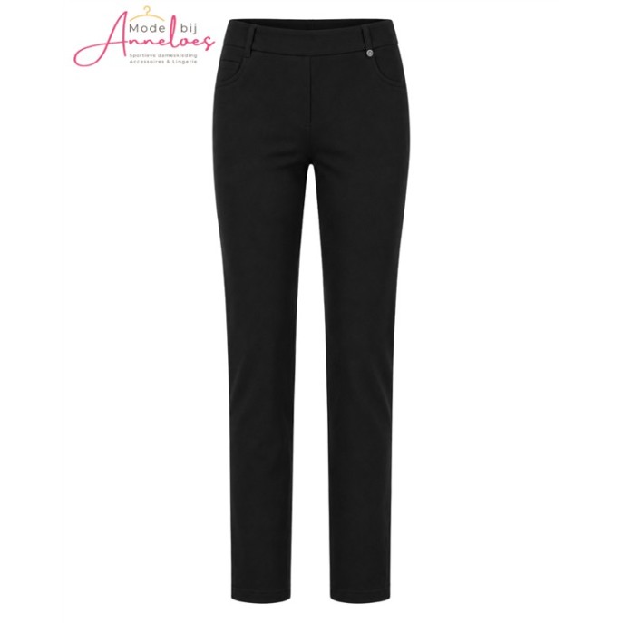 Leona per Donna Broek Doris 1304 punta K-lengte Zwart
